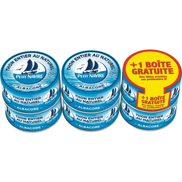 THON ENTIER AU NATUREL PETIT NAVIRE