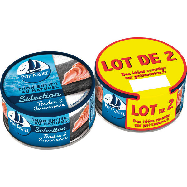 Thon entier au naturel Sélection