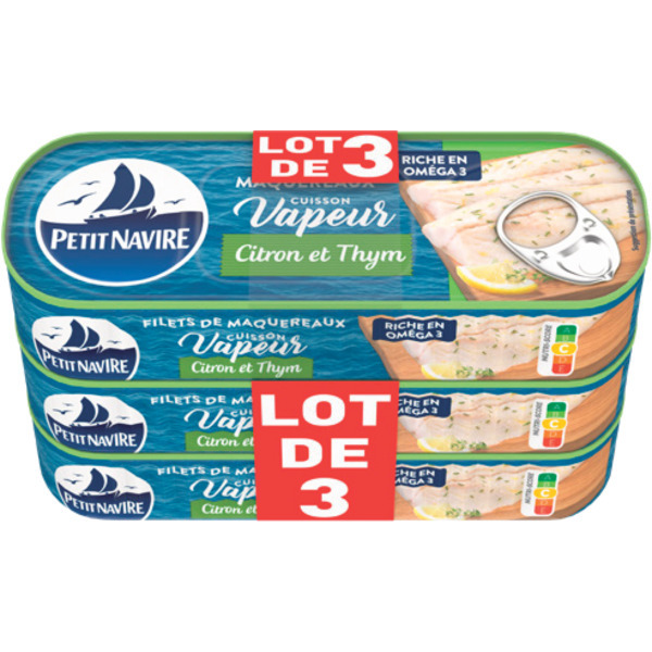 FILETS DE MAQUEREAUX SANS ARÔME AJOUTÉ CUISSON ...