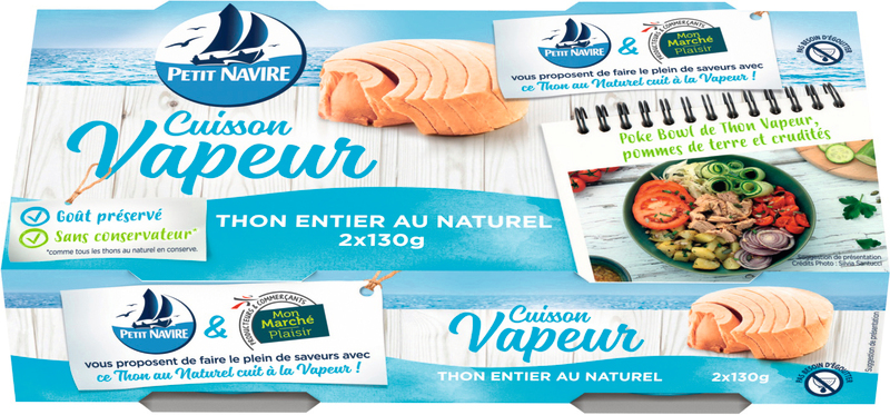 Petit navire THON VAPEUR Petit navire code EAN 3019082000126 