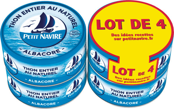 THON ENTIER AU NATUREL PETIT NAVIRE