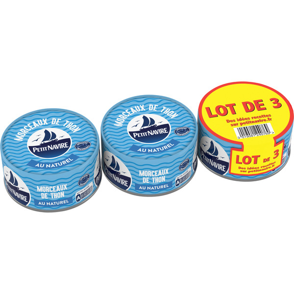 PETIT NAVIRE Thon morceaux code EAN 3019089043492 