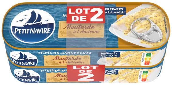  Filets De Maquereaux À La Moutarde Petit Navire code EAN 3019089044697 