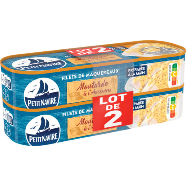 FILETS DE MAQUEREAUX À LA MOUTARDE
