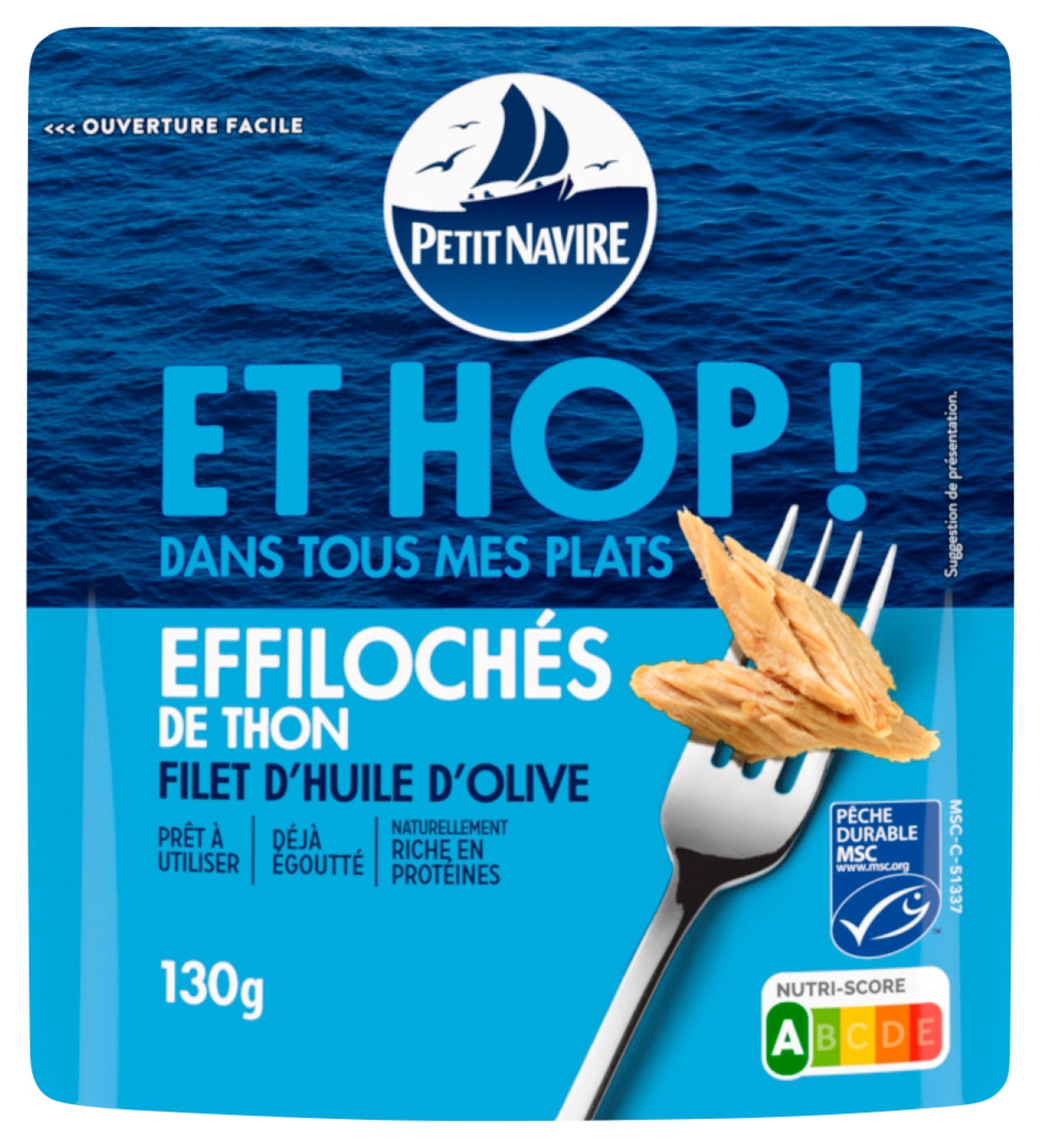 PETIT NAVIRE EFFILOCHÉS DE THON ET HOP ! code EAN 3019089045632 