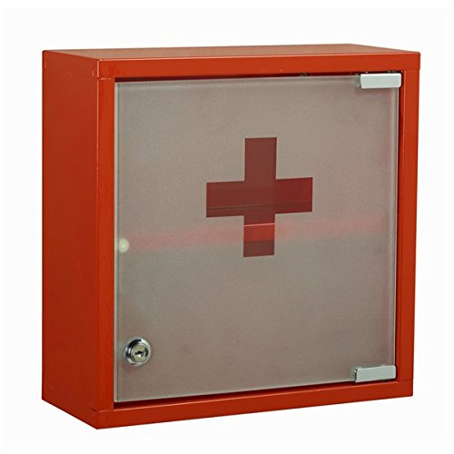 - armoire a pharmacie orange 30 x 30 x 12 cm po...