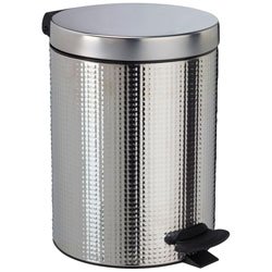 ROSSIGNOL POUBELLE SDB METAL 3L NID ABEILLE INOX