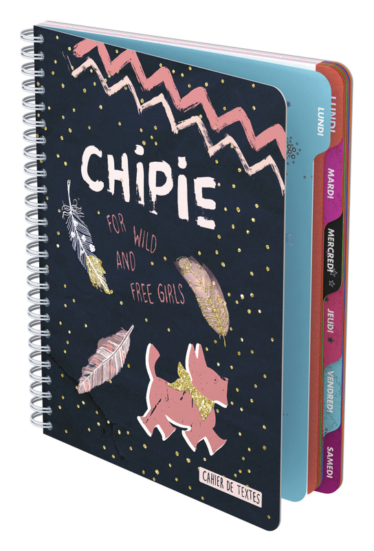 CAHIER DE TEXTE 17X22 CM CHIPIE