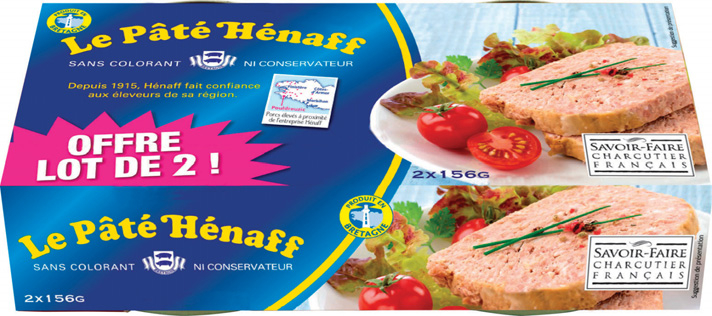 LE PÂTÉ HÉNAFF code EAN 3021210012109 