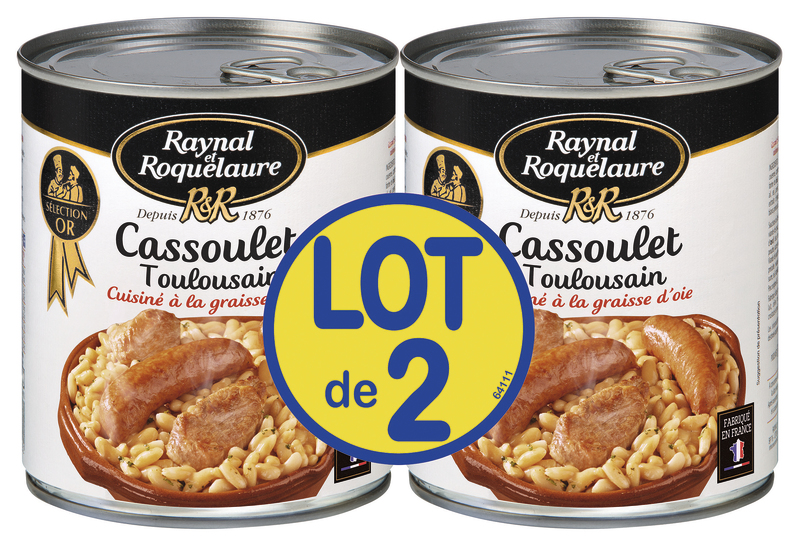 CASSOULET TOULOUSAIN À LA GRAISSE D'OIE Raynal ...