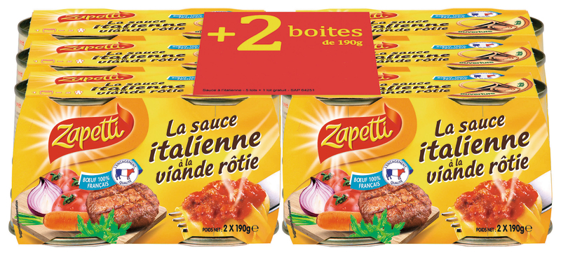 SAUCE ITALIENNE ZAPETTI