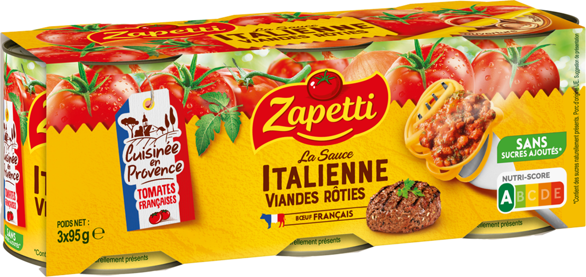 ZAPETTI LA SAUCE ITALIENNE code EAN 3021690017298 