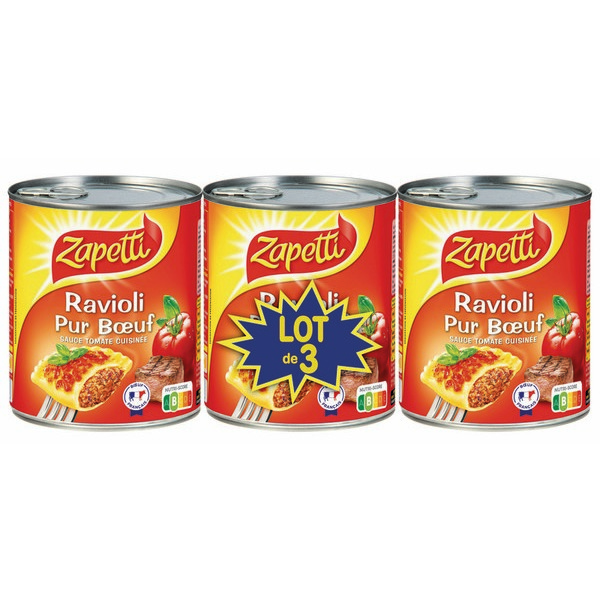 RAVIOLI PUR BŒUF ZAPETTI