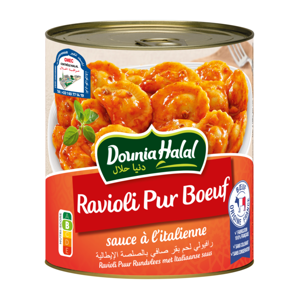 DOUNIA Ravioli Halal code EAN 3021690030846 