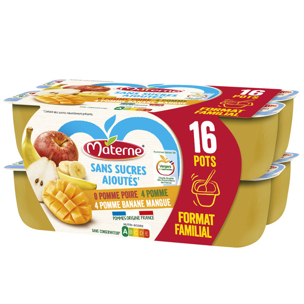 Dessert fruitier sans sucres ajoutés