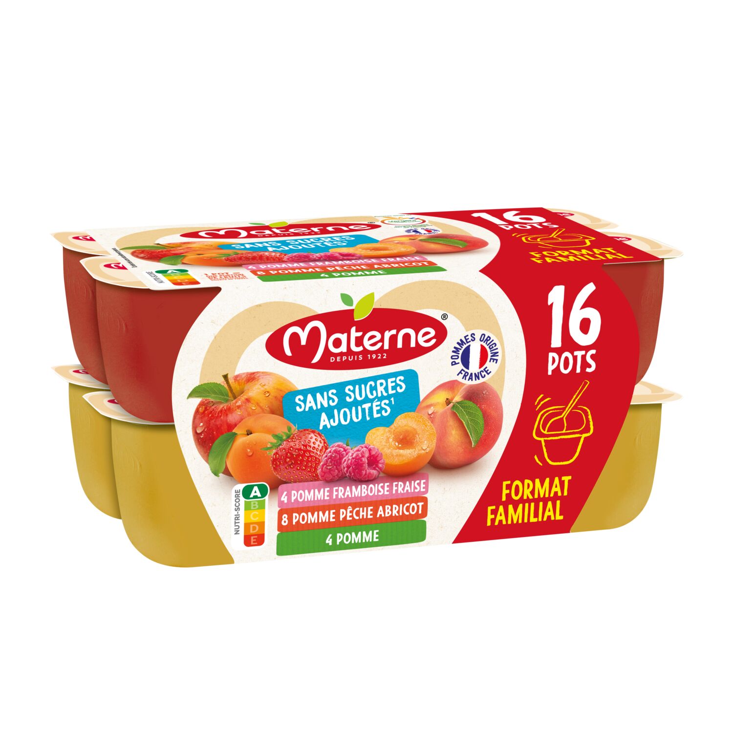 COMPOTES EN POTS SANS SUCRES AJOUTÉS