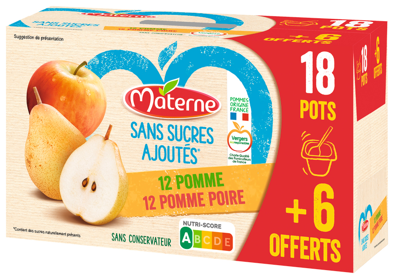 COUPELLES SANS SUCRES AJOUTÉS 12 POMME, 12 POMM...