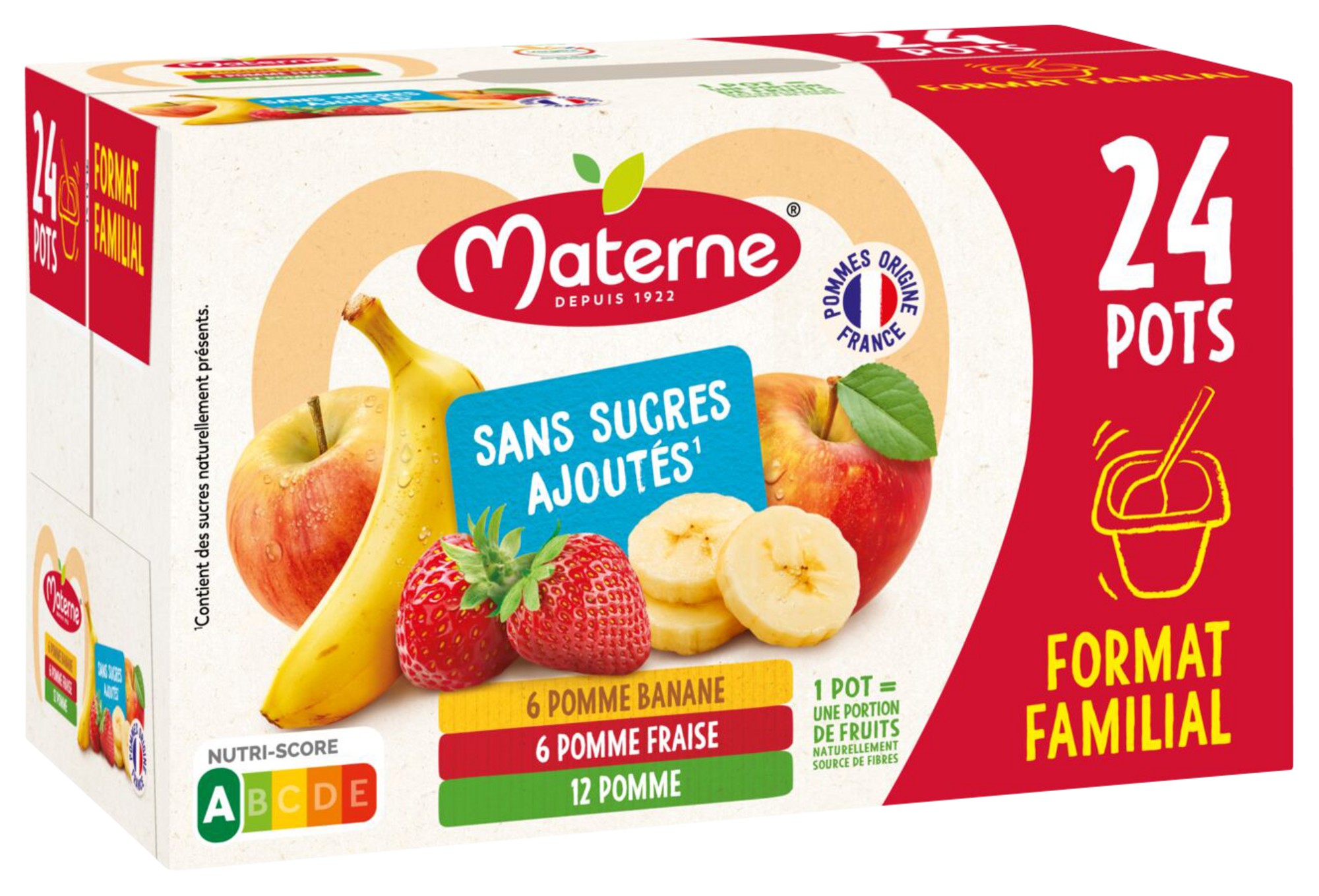 COMPOTE EN POTS SANS SUCRE AJOUTÉS