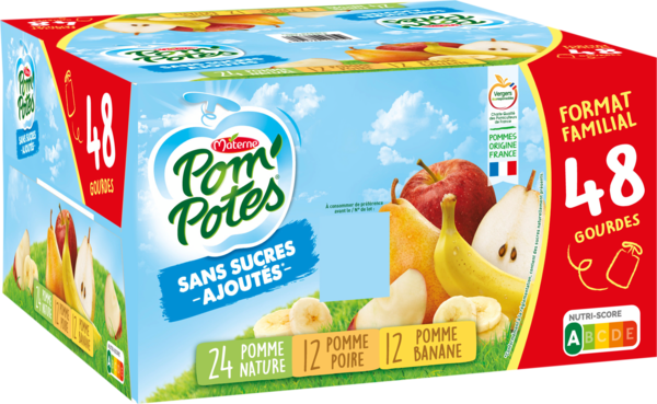 Compotes Gourdes Pom'Potes