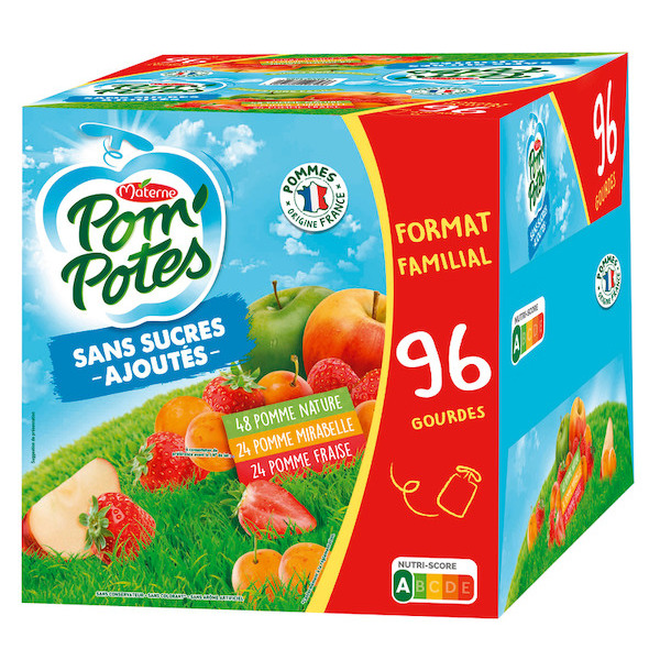 Pom'Potes sans sucres ajoutés