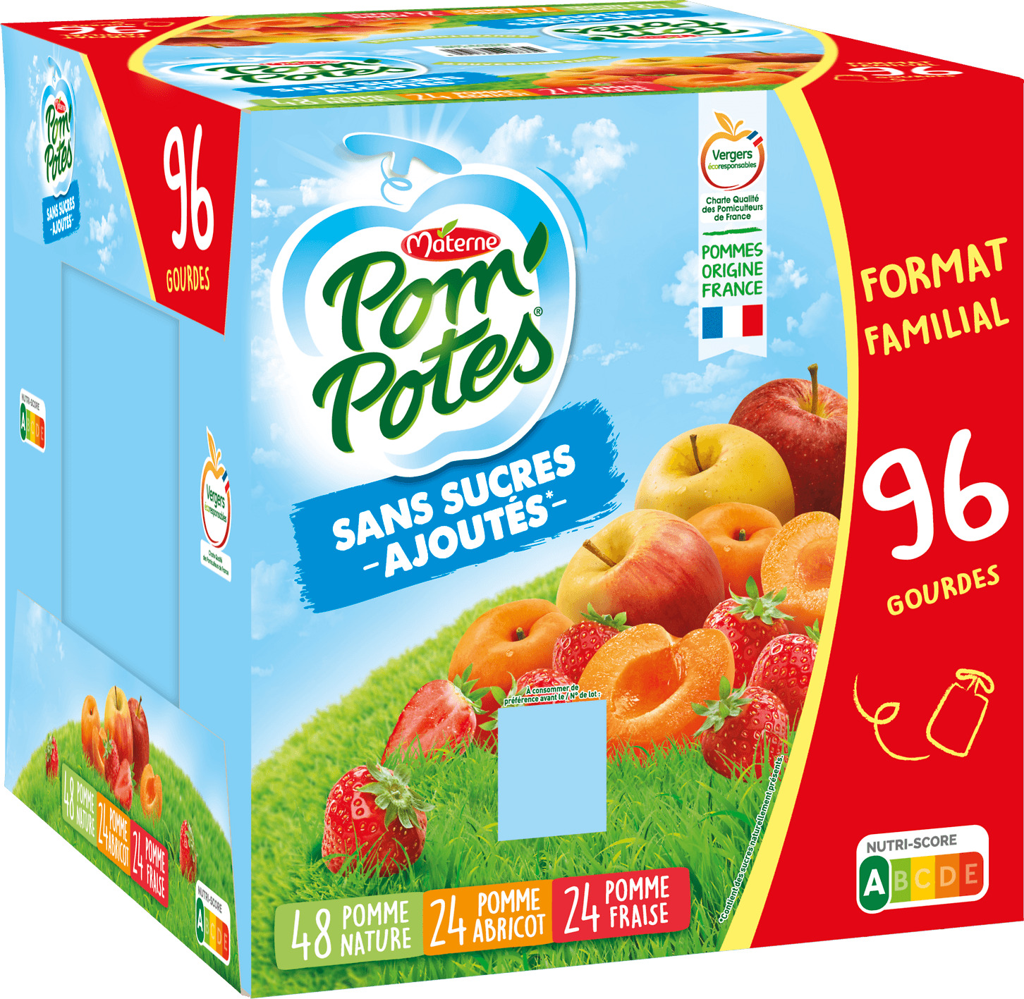 POM'POTES SANS SUCRES AJOUTES 3021762496334 