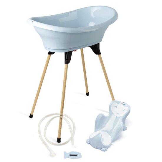  Thermobaby Pack transat de bain Vasco 5 en 1 Fleur bleu  code EAN 3023191494431 
