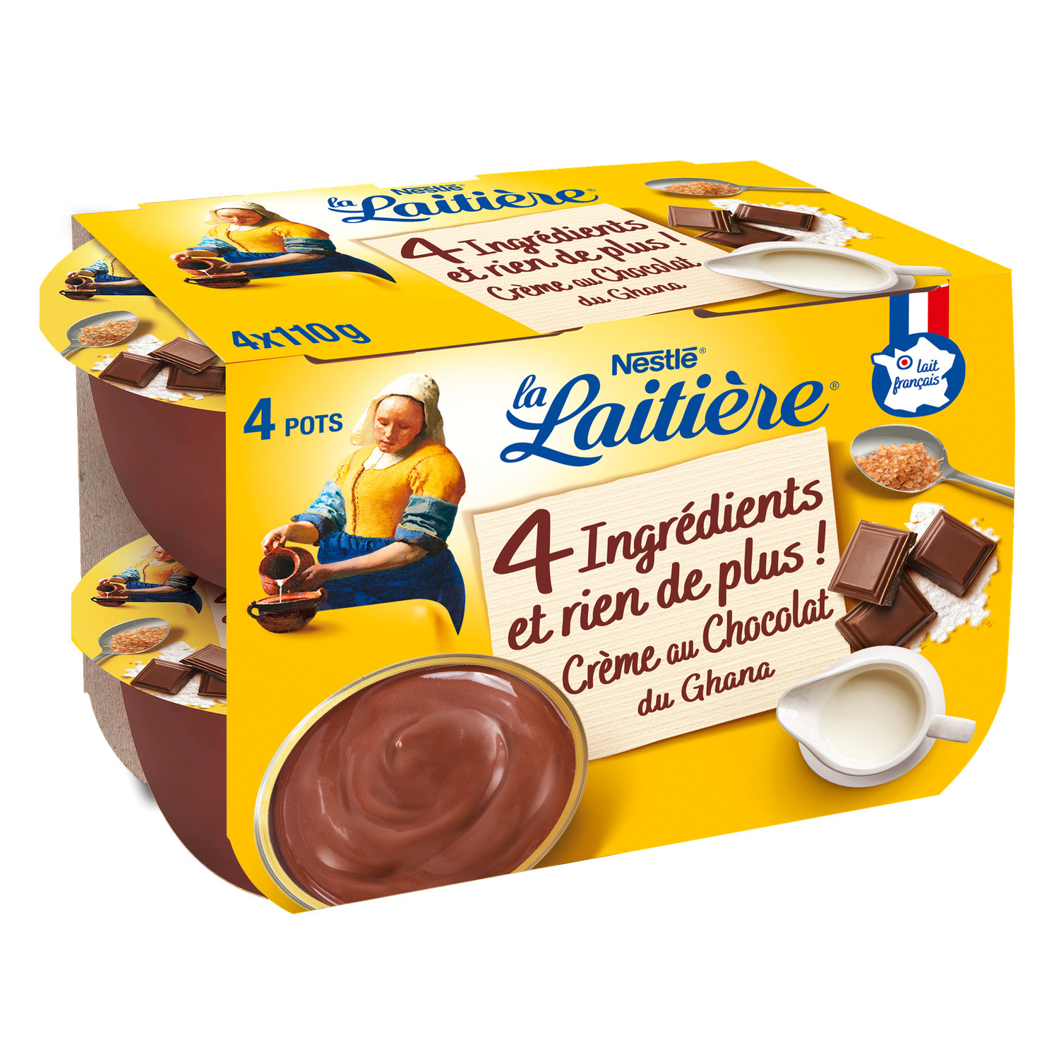Crème au chocolat LA LAITIERE