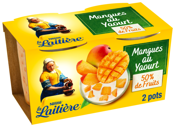 MANGUES AU YAOURT 

