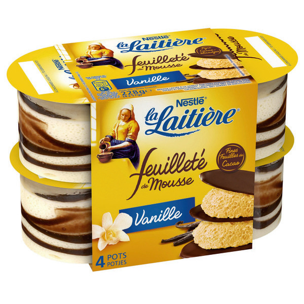 Feuilleté de mousse La Laitière