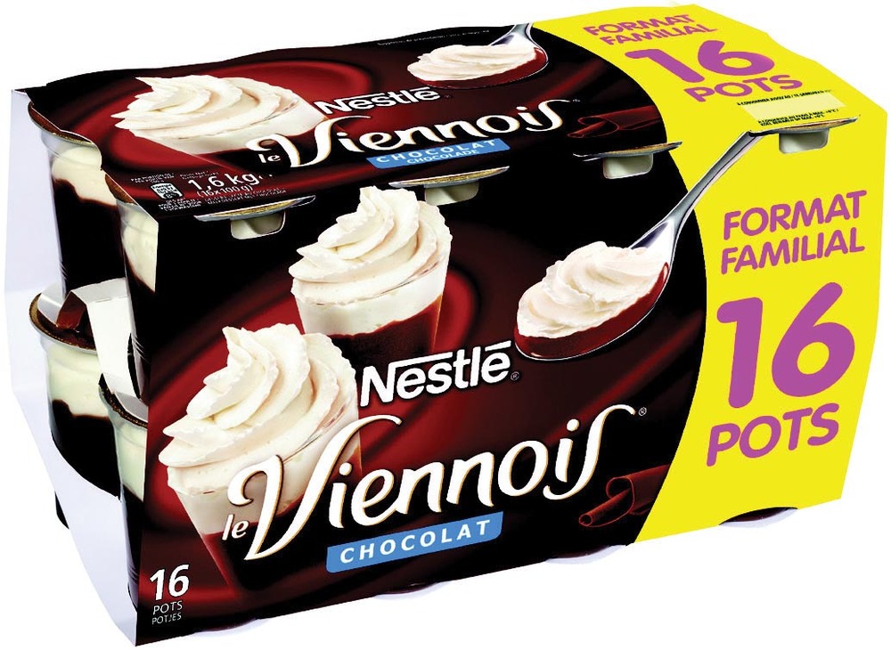  LE VIENNOIS CHOCOLAT FORMAT FAMILIAL  “NESTLÉ” code EAN 3023290455173 
