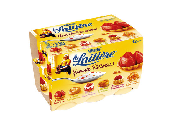 YAOURTS PÂTISSIERS PANACHÉS NESTLÉ