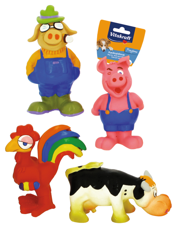JOUETS ANIMAUX DE LA FERME ASSORTIS EN LATEX VI...