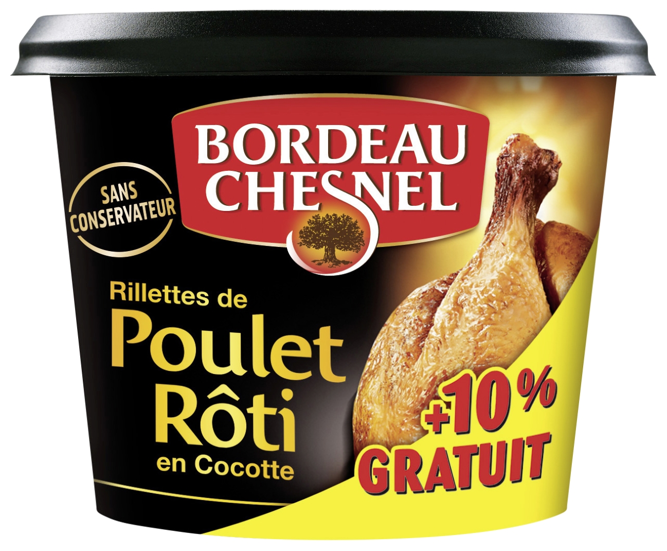Rillettes de poulet rôti en cocotte Bordeau Che...