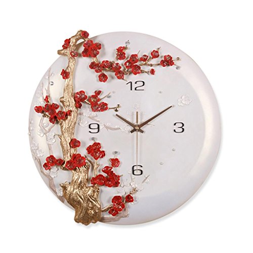 Plum minimaliste créative horloge murale muet n...