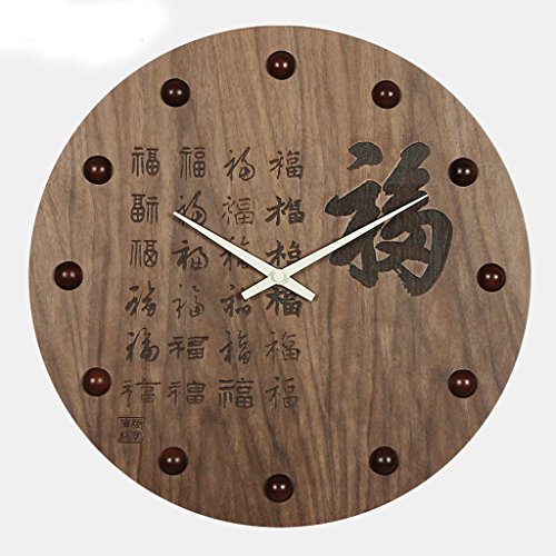 14 pouces de style chinois rétro silence en boi...