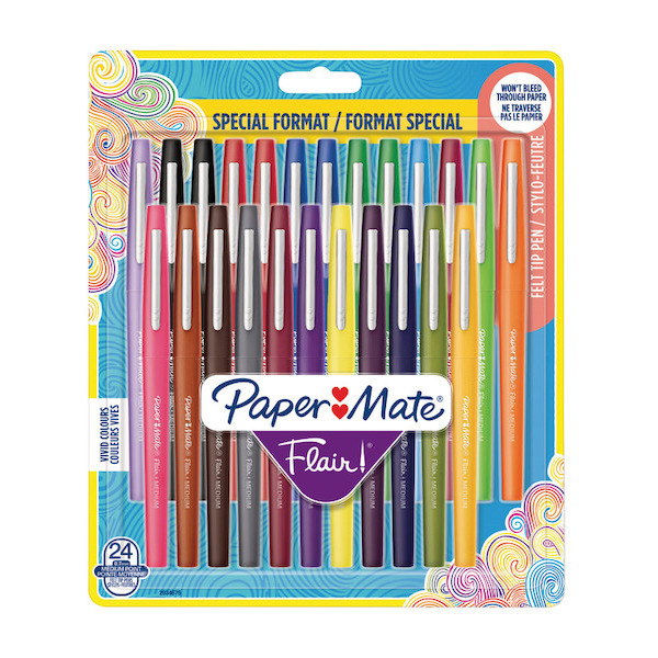 24 feutres d'écriture 