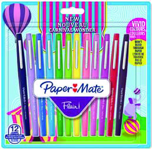  12 FEUTRES D'ÉCRITURE "FLAIR" code EAN 3026981084669 