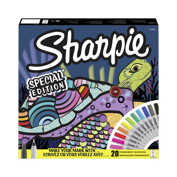 SHARPIE 20 marqueurs Sharpie "Tortue"
 code EAN 3026981157677 