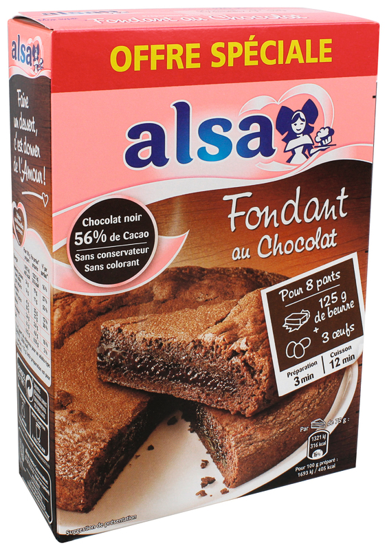 FONDANT AU CHOCOLAT Alsa