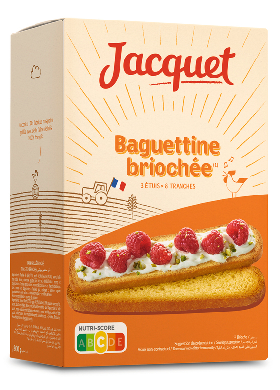 Jacquet BAGUETTINE BRIOCHÉE Jacquet code EAN 3029330005834 