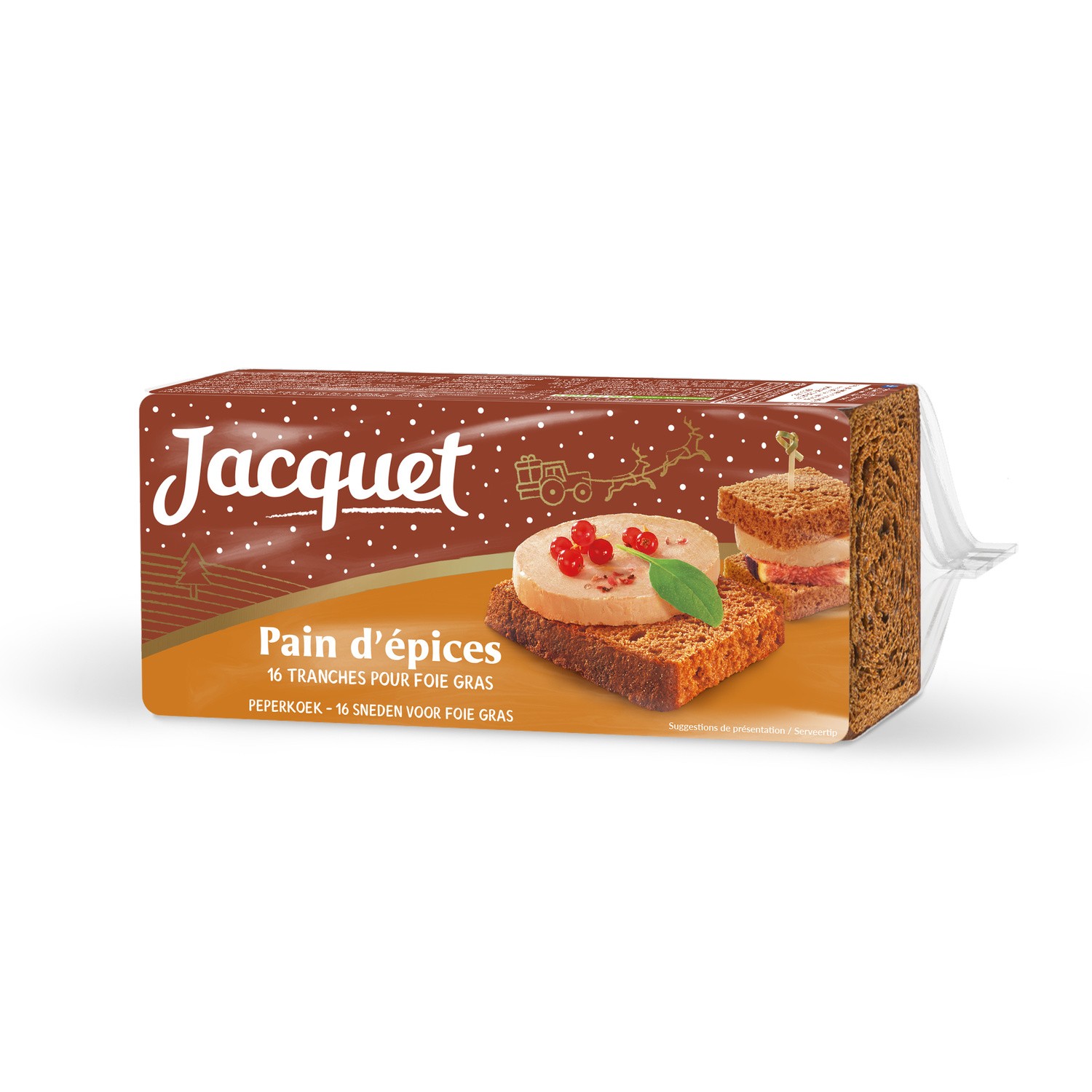 Pain d'épices pour foie gras JACQUET