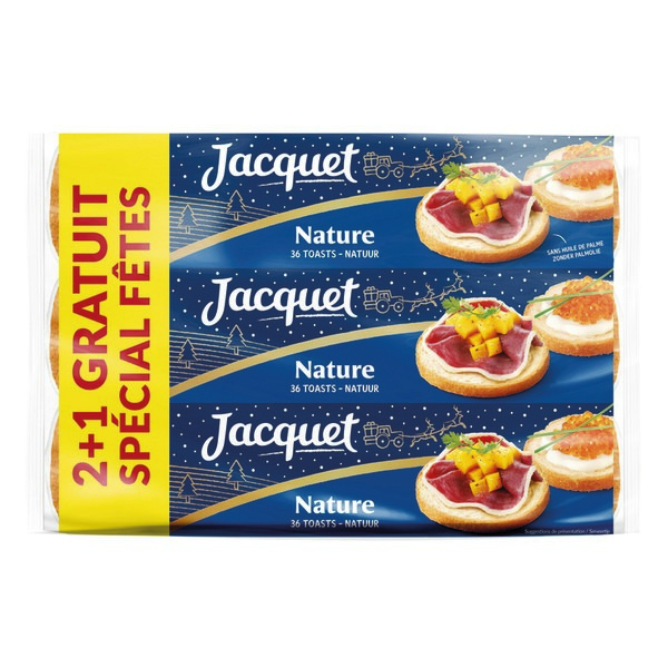 jacquet TOASTS JACQUET code EAN 3029330066125 