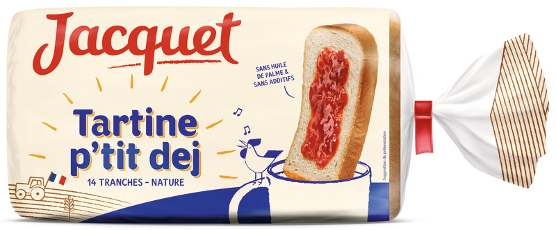 TARTINES P'TIT DÉJ NATURE Jacquet