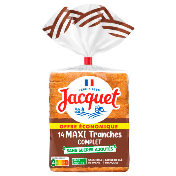 GRANDES TRANCHES FARINE COMPLÈTE
