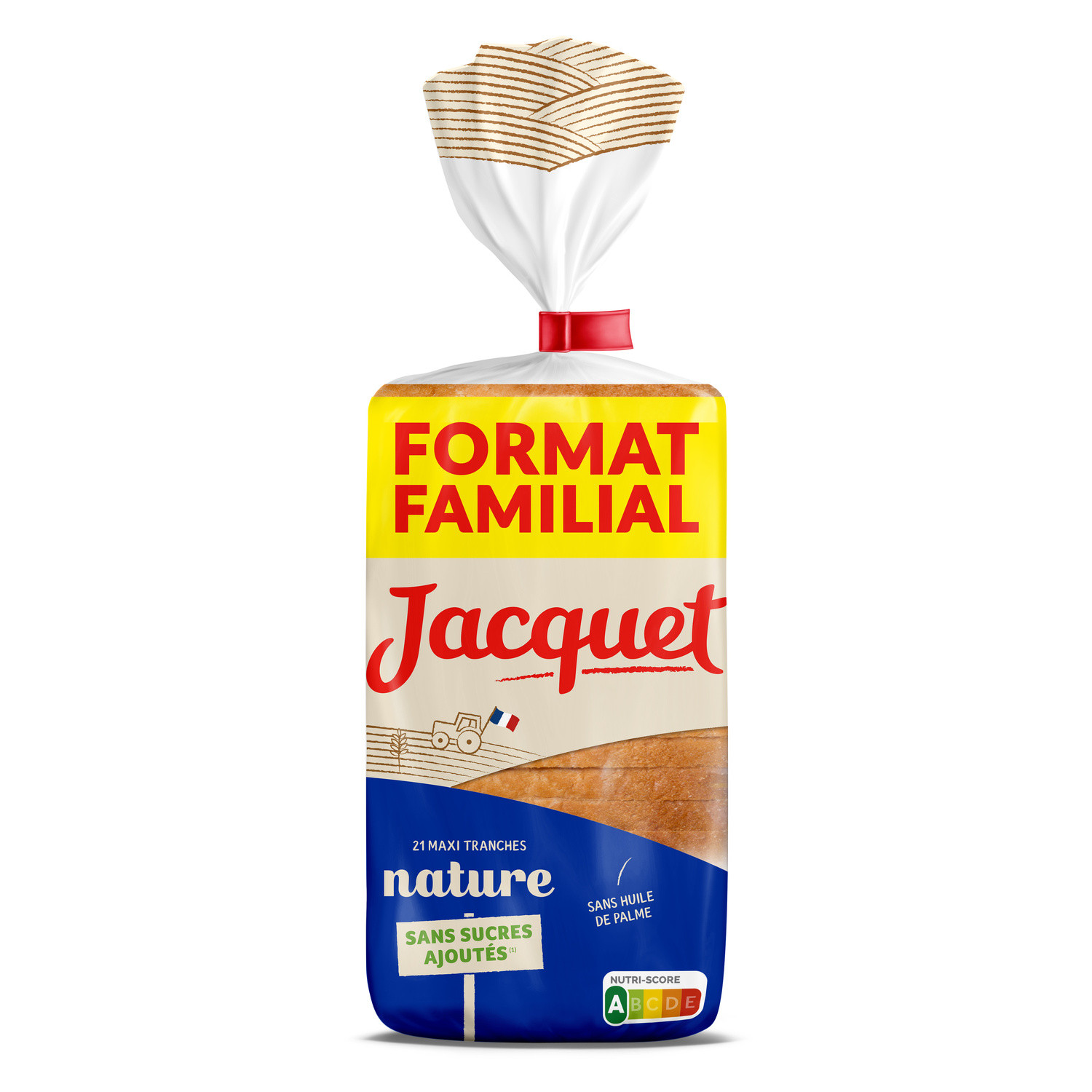 Pain de mie Nature Sans Sucres Ajoutés JACQUET
