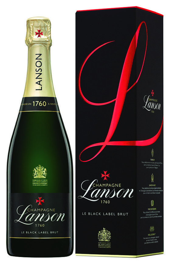  CHAMPAGNE BRUT "LANSON" LE BLACK LABEL code EAN 3029440007780 