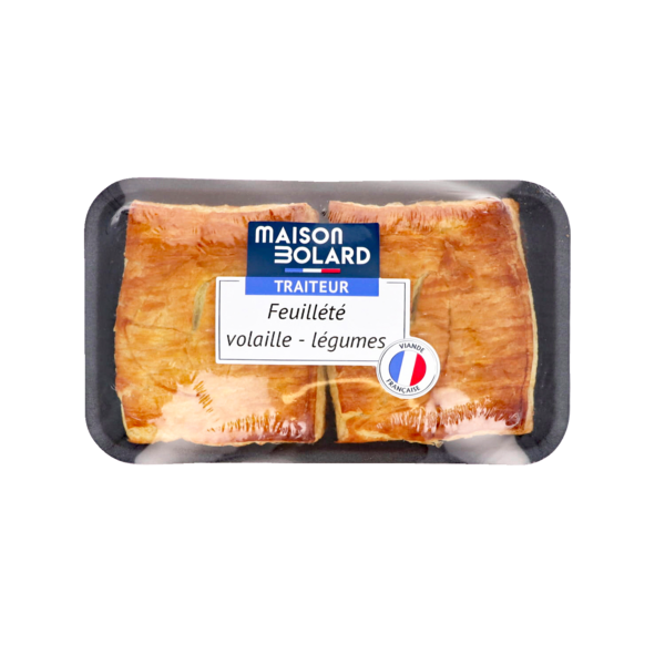 MAISON BOLARD FEUILLETÉ VOLAILLE ET JULIENNE DE LÉGUMES 
 code EAN 3033124694302 