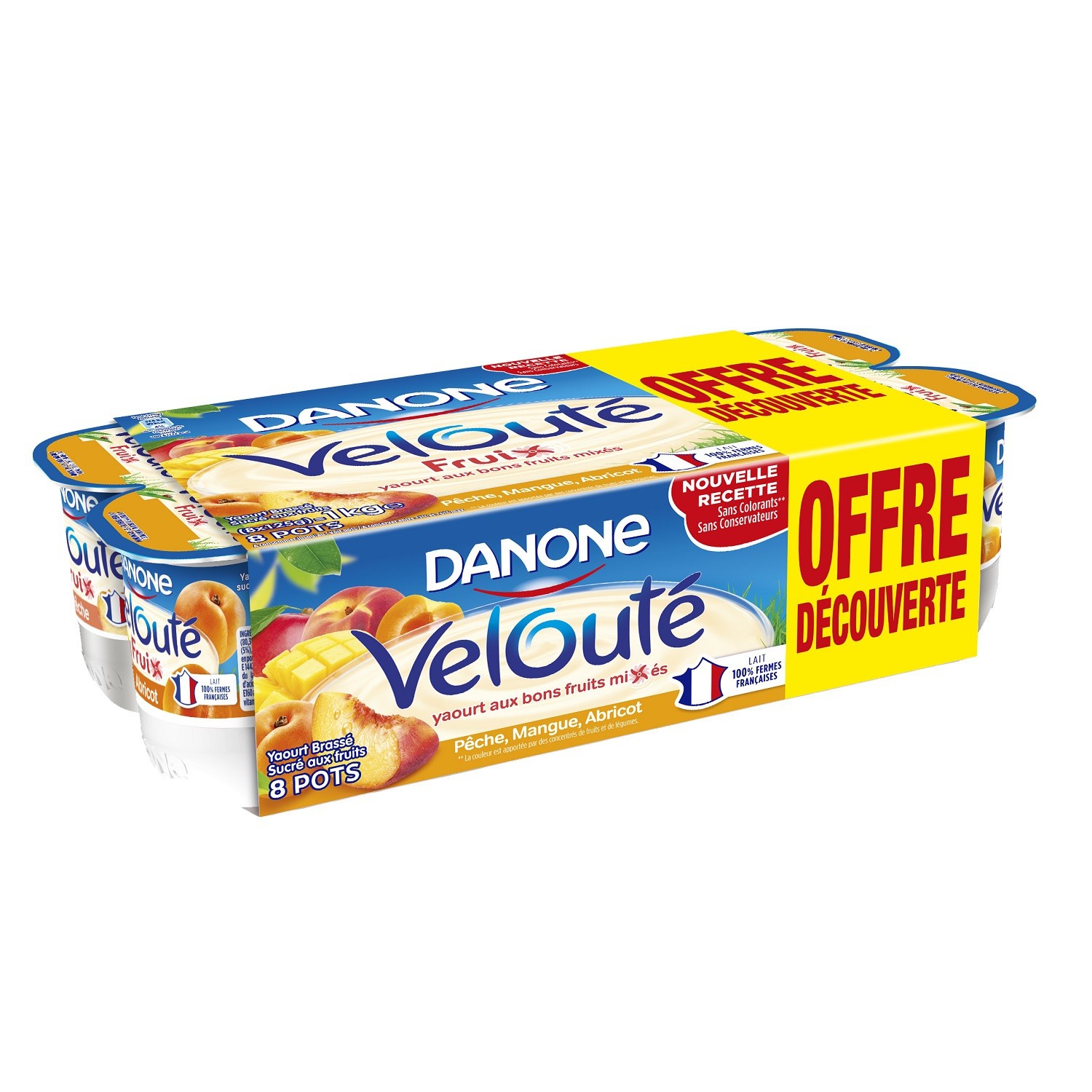 Yaourts aux fruits jaunes Fruix VELOUTE