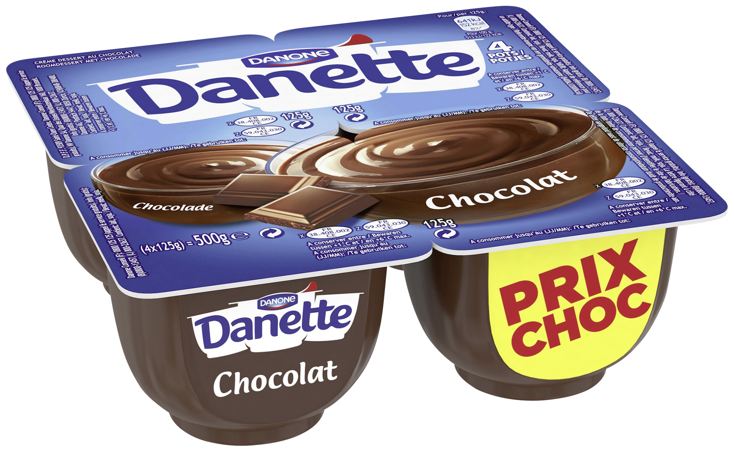 Danette saveur chocolat  3033490167042 (3033490167042)