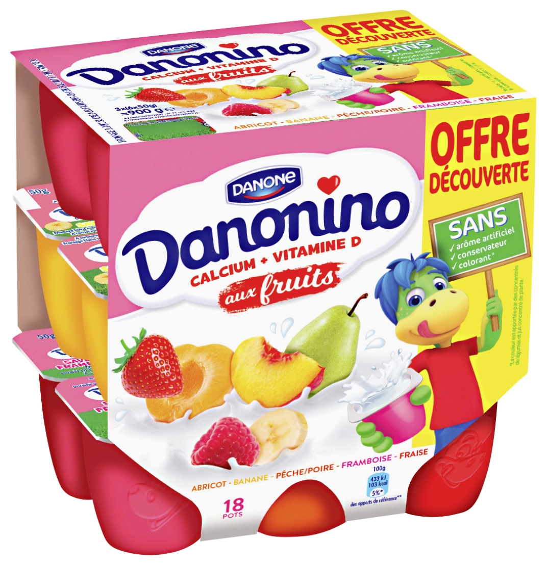 Danonino de Gervais offre découverte Danone